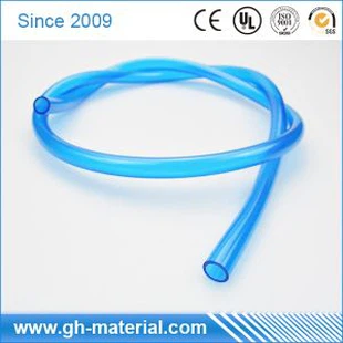 Ikel Sikur Kwalità Għolja PVC Ikel Grad Tube Certified Permezz FDA Trasluċidi Blue PVC Tube